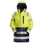 Snickers ProtecWork vinterparka Hi - Vis klasse 3 1860 - Sikkerhedsgiganten