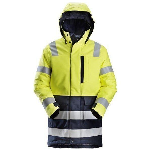 Snickers ProtecWork vinterparka Hi - Vis klasse 3 1860 - Sikkerhedsgiganten