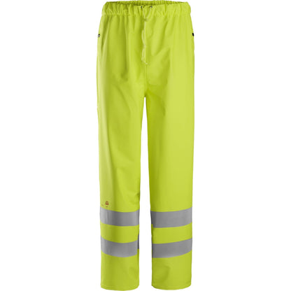 Snickers PW PU regnbuks Hi - Vis klasse 2 8267 - Sikkerhedsgiganten