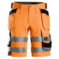 Snickers Shorts stretch med hylsterlommer Hi - Vis 6135 - Sikkerhedsgiganten