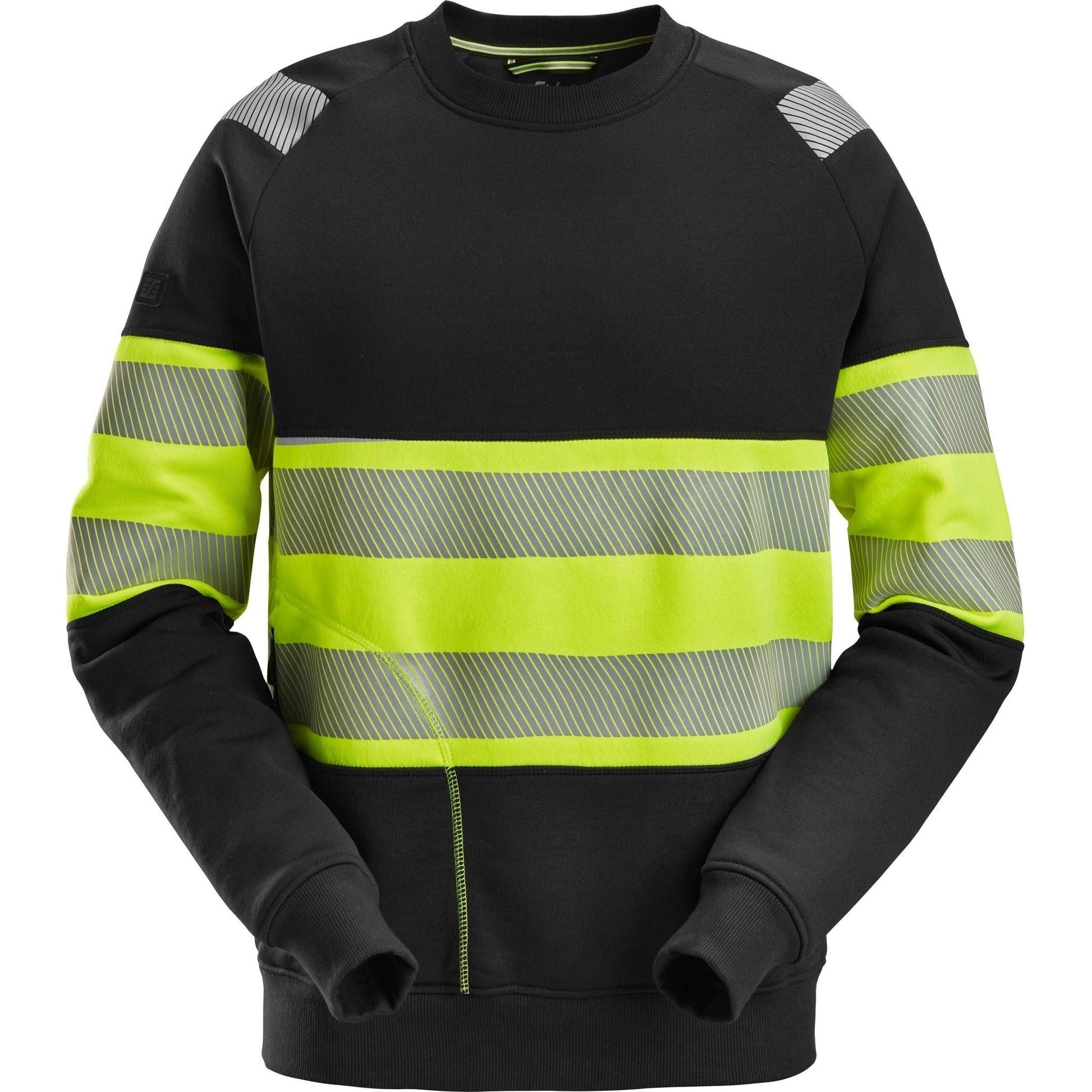 Snickers Sweatshirt High - Vis klasse 1 2830 - Sikkerhedsgiganten