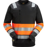 Snickers Sweatshirt High - Vis klasse 1 8031 - Sikkerhedsgiganten