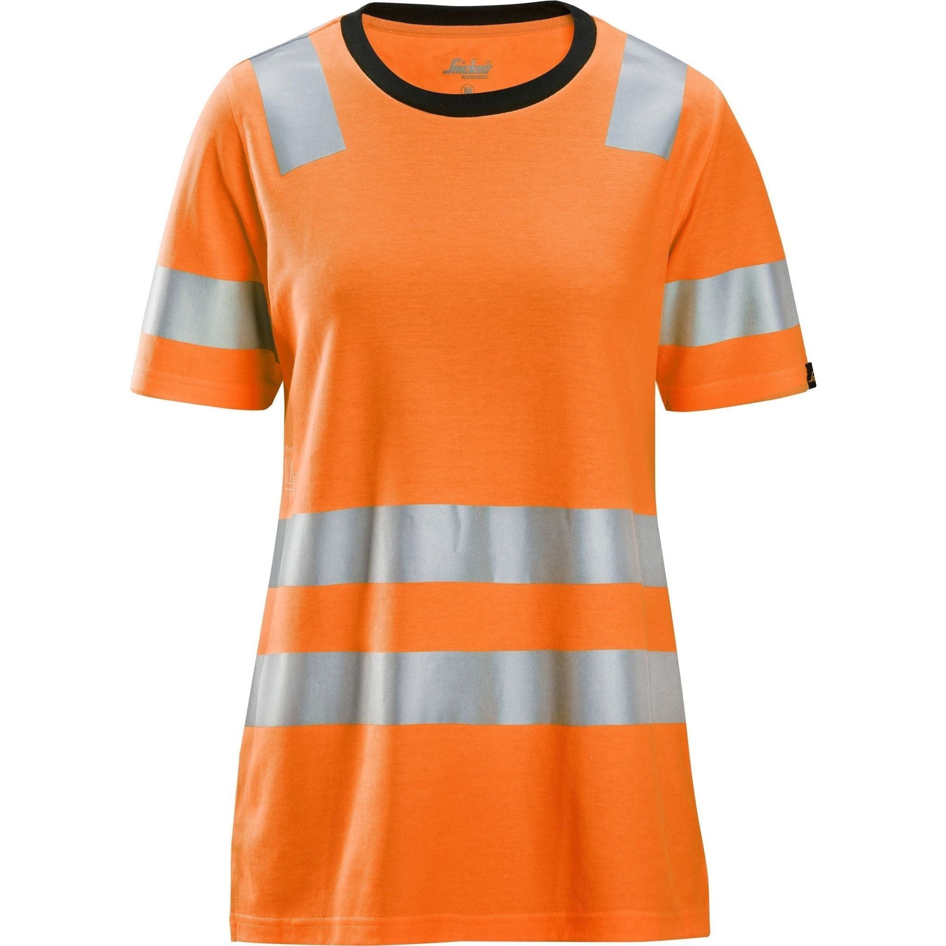 Snickers T - shirt dame Hi - Vis klasse 2 2537 - Sikkerhedsgiganten