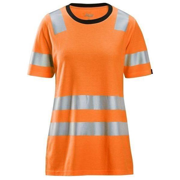 Snickers T - shirt dame Hi - Vis klasse 2 2537 - Sikkerhedsgiganten