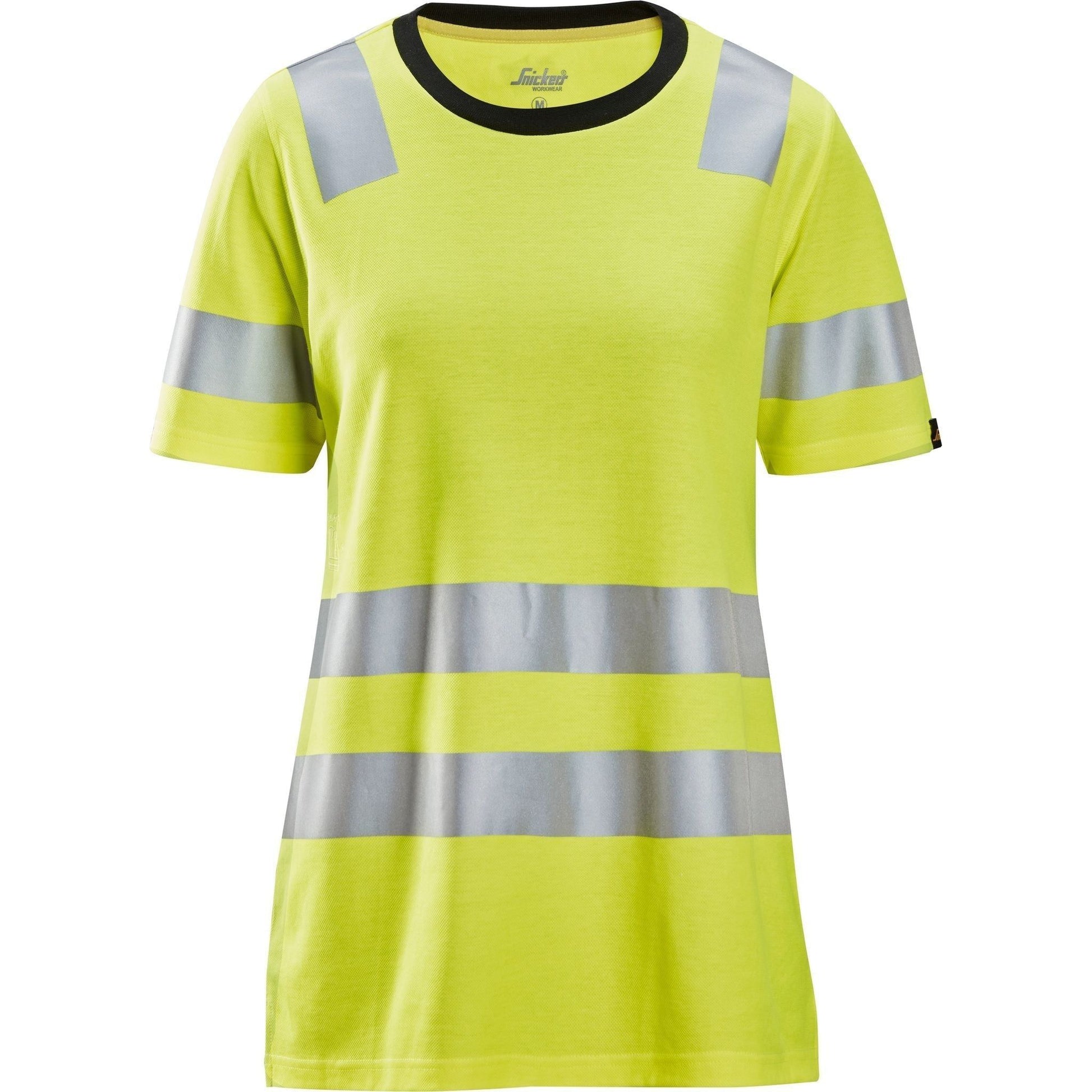 Snickers T - shirt dame Hi - Vis klasse 2 2537 - Sikkerhedsgiganten