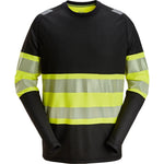 Snickers T - shirt Hi - Vis m/lange ærmer 2430 - Sikkerhedsgiganten