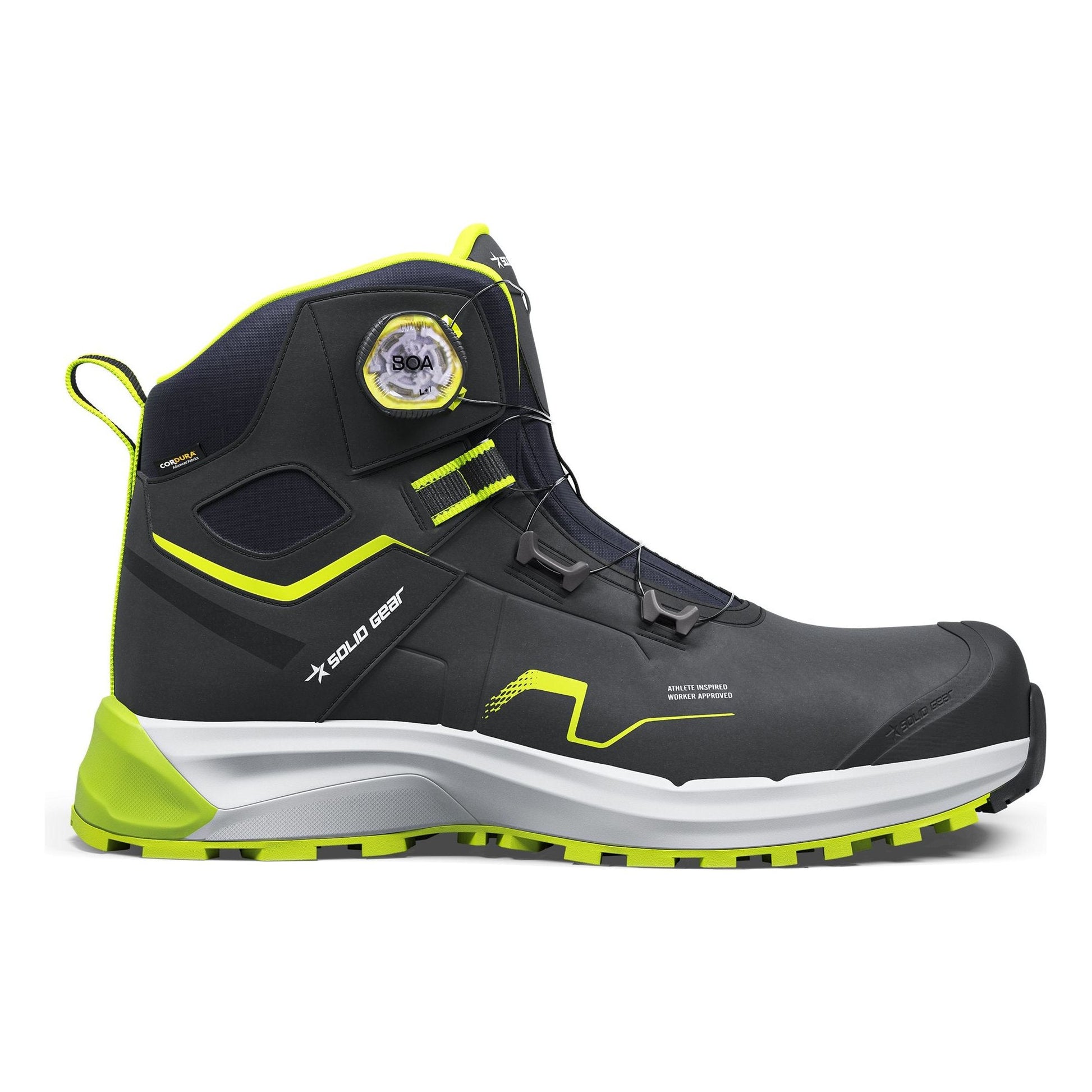 Solid Gear Sonar Mid Green S3S SG80205 - Sikkerhedsgiganten
