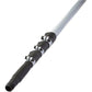 Teleskopskaft med gevind, kun til kondensskraber, Vikan, grå, PP/glasfiber, 192 - 600 cm - Sikkerhedsgiganten