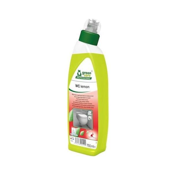 Toiletrens, Green Care Professional, 750 ml, lemon, med farve og parfume - Sikkerhedsgiganten