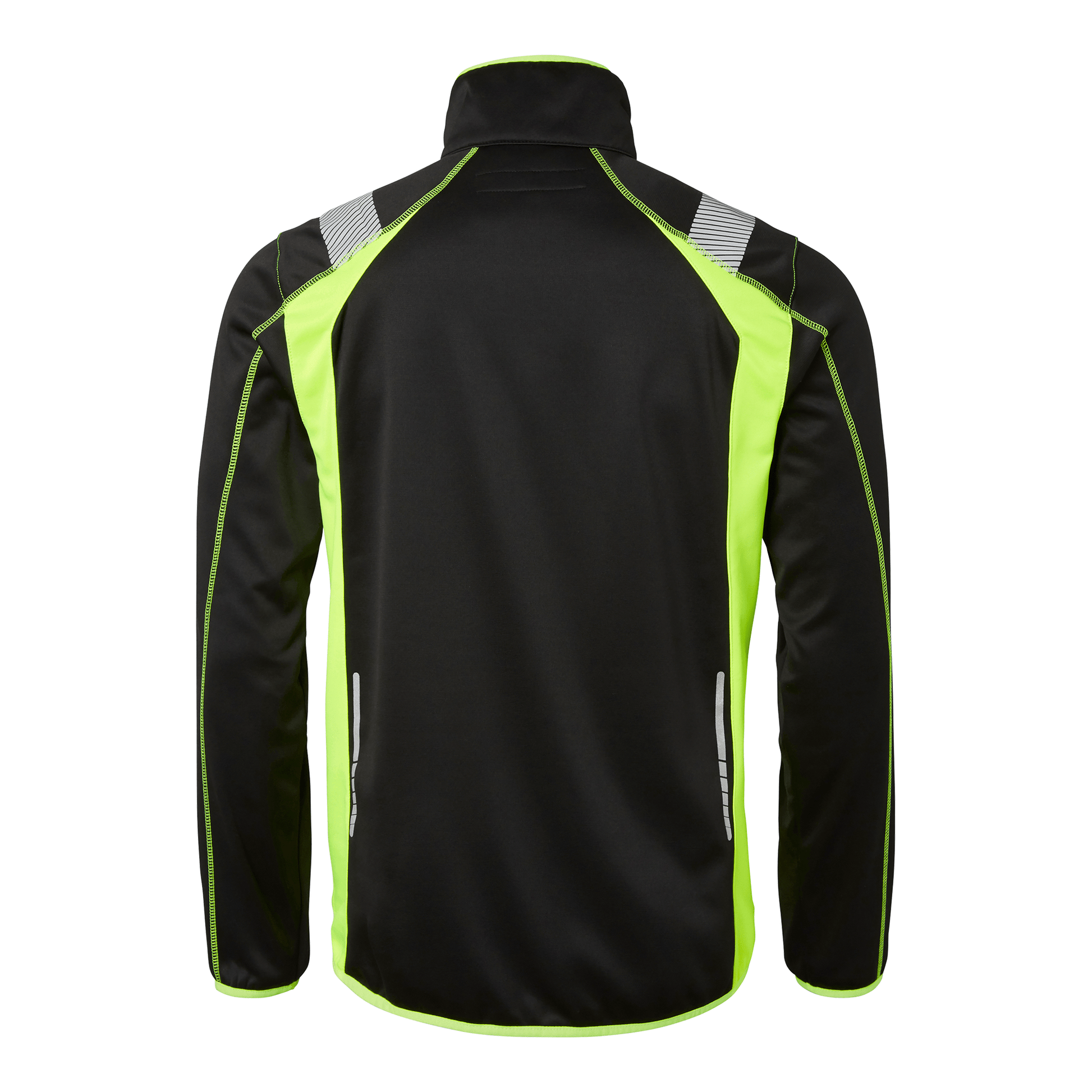 Top Swede 275 Sweatshirt Sort/Hi - Vis Gul – Funktionel og Synlig Arbejdsbeklædning - Sikkerhedsgiganten Sweatshirt