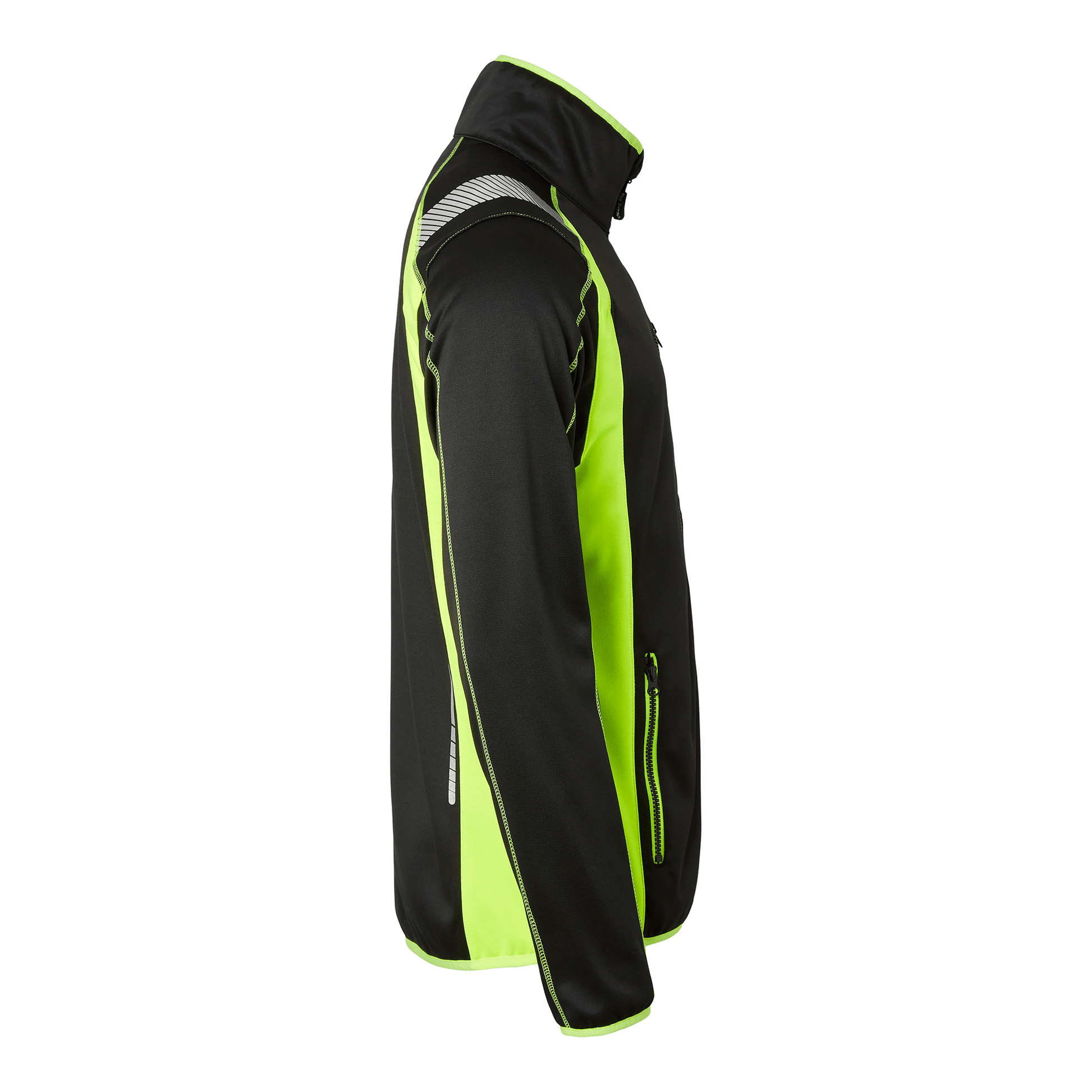 Top Swede 275 Sweatshirt Sort/Hi - Vis Gul – Funktionel og Synlig Arbejdsbeklædning - Sikkerhedsgiganten Sweatshirt