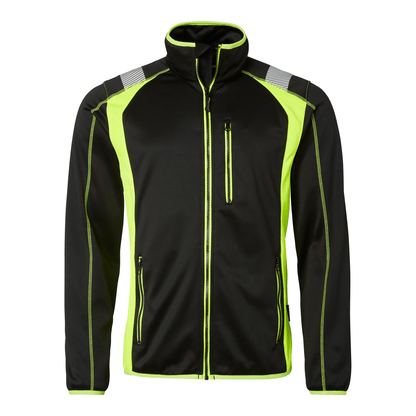Top Swede 275 Sweatshirt Sort/Hi - Vis Gul – Funktionel og Synlig Arbejdsbeklædning - Sikkerhedsgiganten Sweatshirt