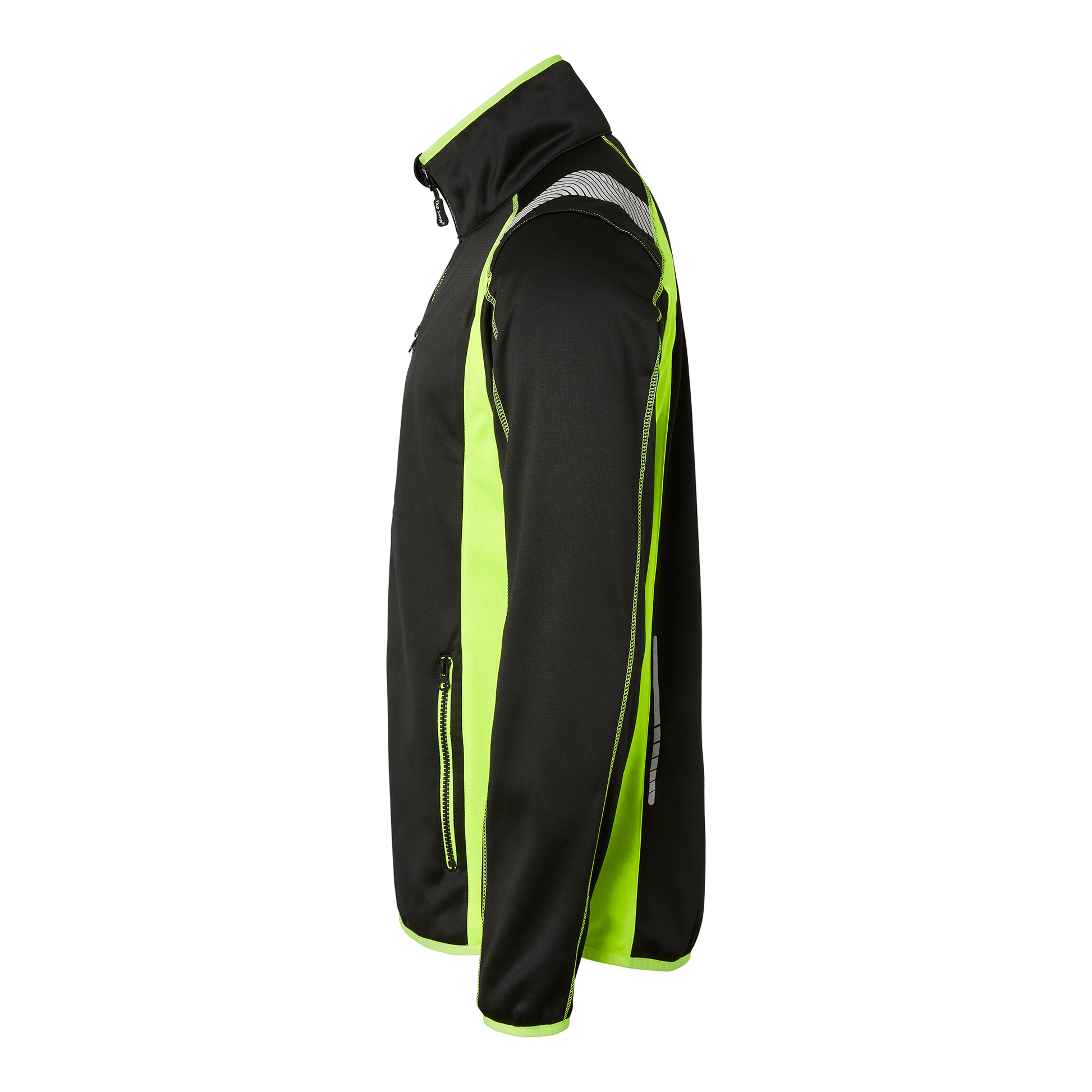 Top Swede 275 Sweatshirt Sort/Hi - Vis Gul – Funktionel og Synlig Arbejdsbeklædning - Sikkerhedsgiganten Sweatshirt