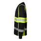 Top Swede langærmet T-shirt Sort/Hi - Vis Gul 601 - Sikkerhedsgiganten T-shirts