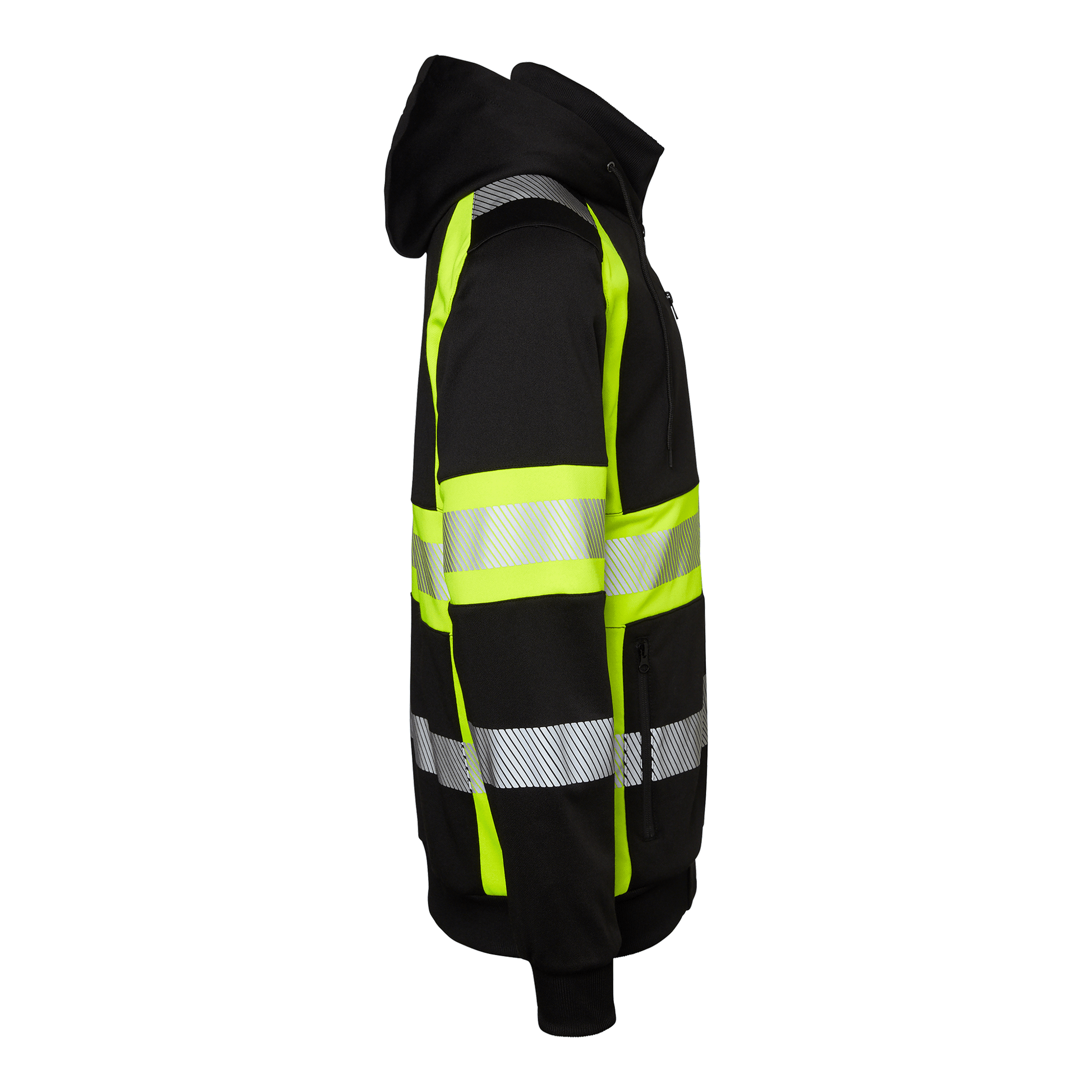 Top Swede Sweatshirt Sort/Hi - Vis Gul 603 - Sikkerhedsgiganten Sweatshirt