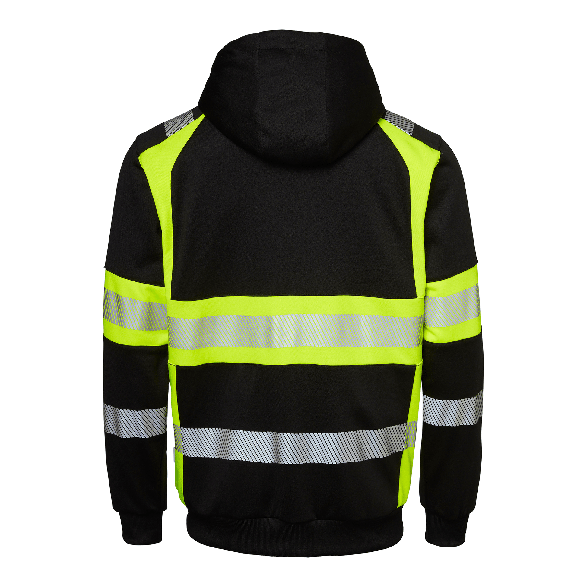 Top Swede Sweatshirt Sort/Hi - Vis Gul 603 - Sikkerhedsgiganten Sweatshirt