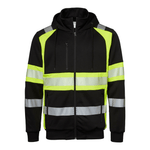 Top Swede Sweatshirt Sort/Hi - Vis Gul 603 - Sikkerhedsgiganten Sweatshirt