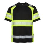 Top Swede T-Shirt Sort/Hi - Vis Gul 600 - Sikkerhedsgiganten T-shirts