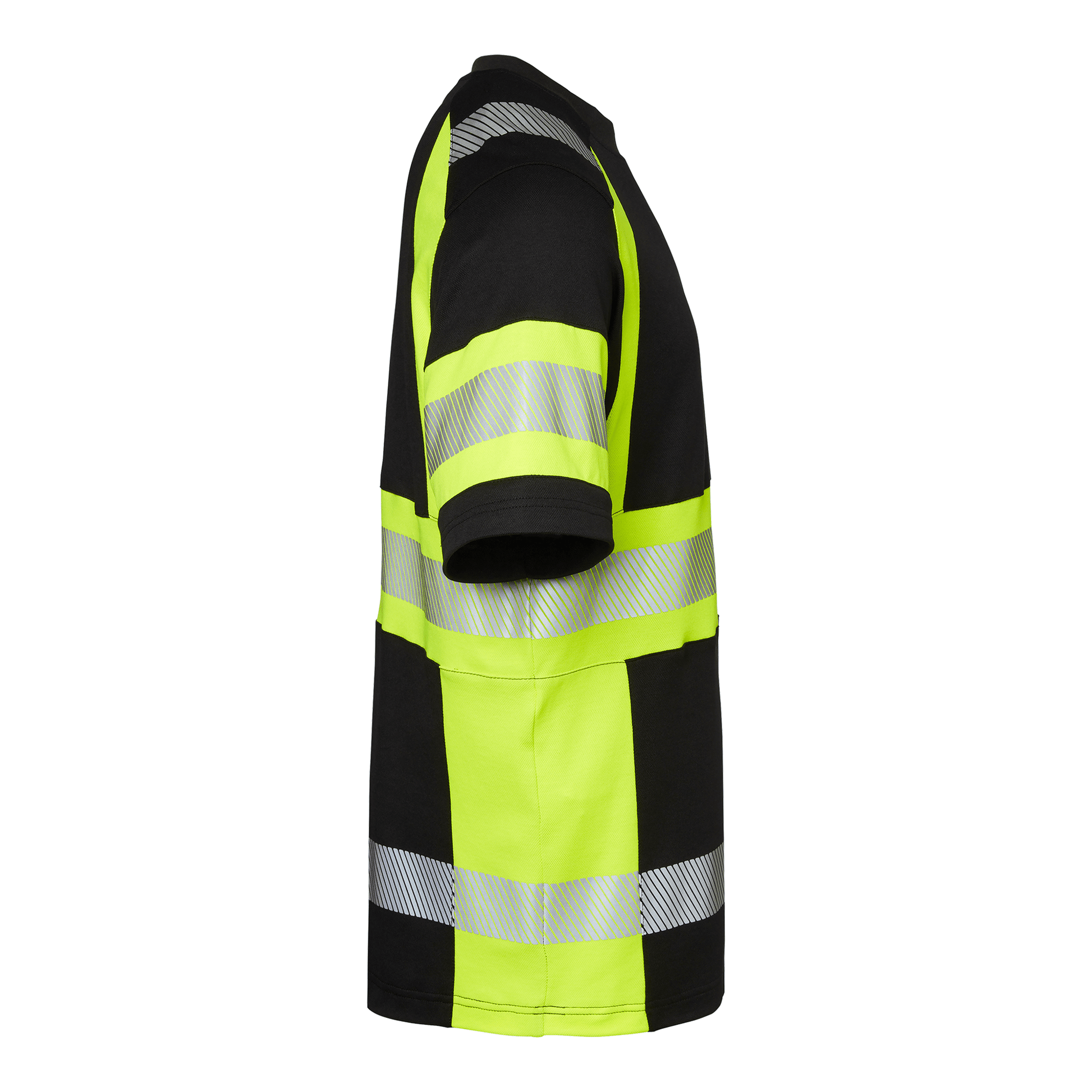 Top Swede T-Shirt Sort/Hi - Vis Gul 600 - Sikkerhedsgiganten T-shirts