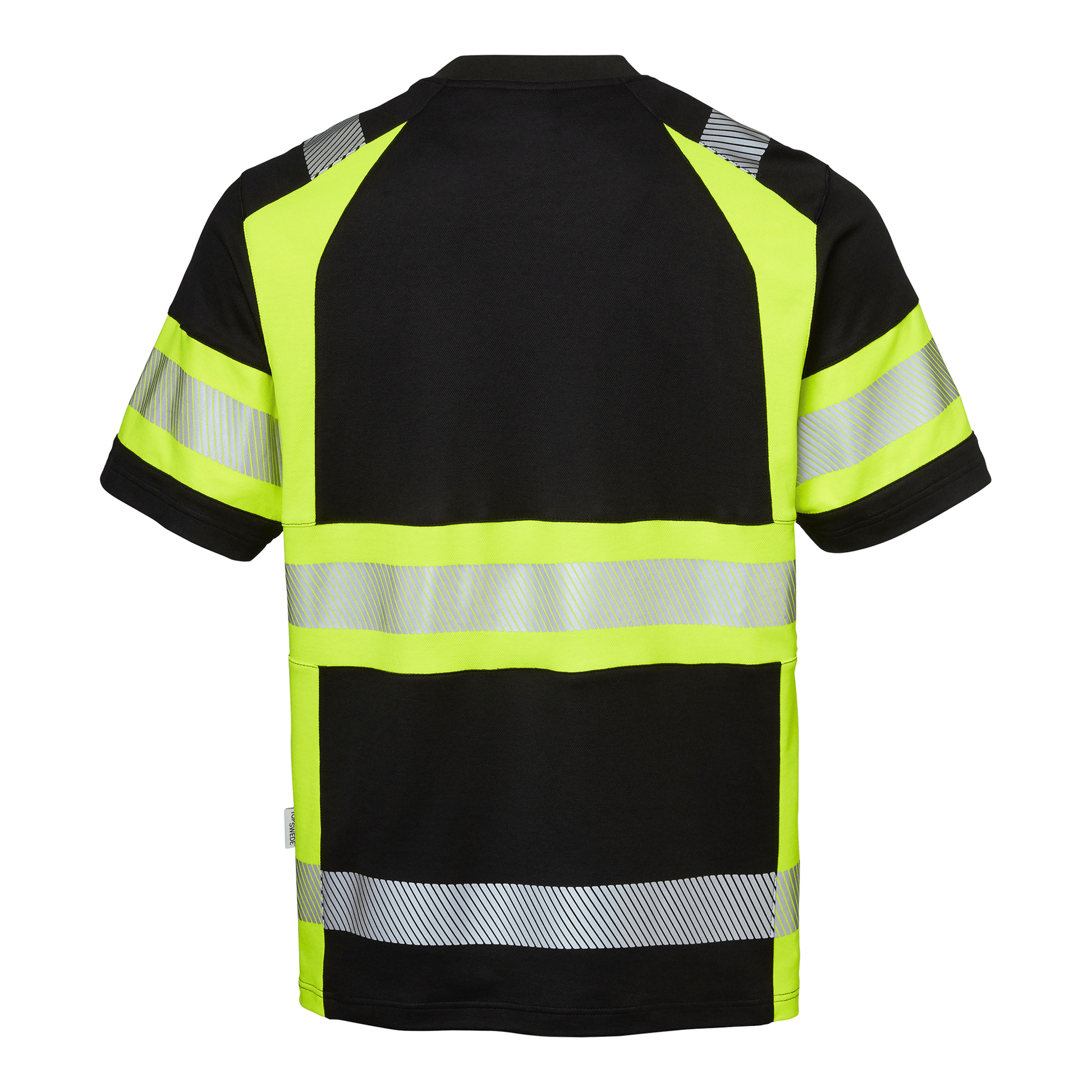 Top Swede T-Shirt Sort/Hi - Vis Gul 600 - Sikkerhedsgiganten T-shirts