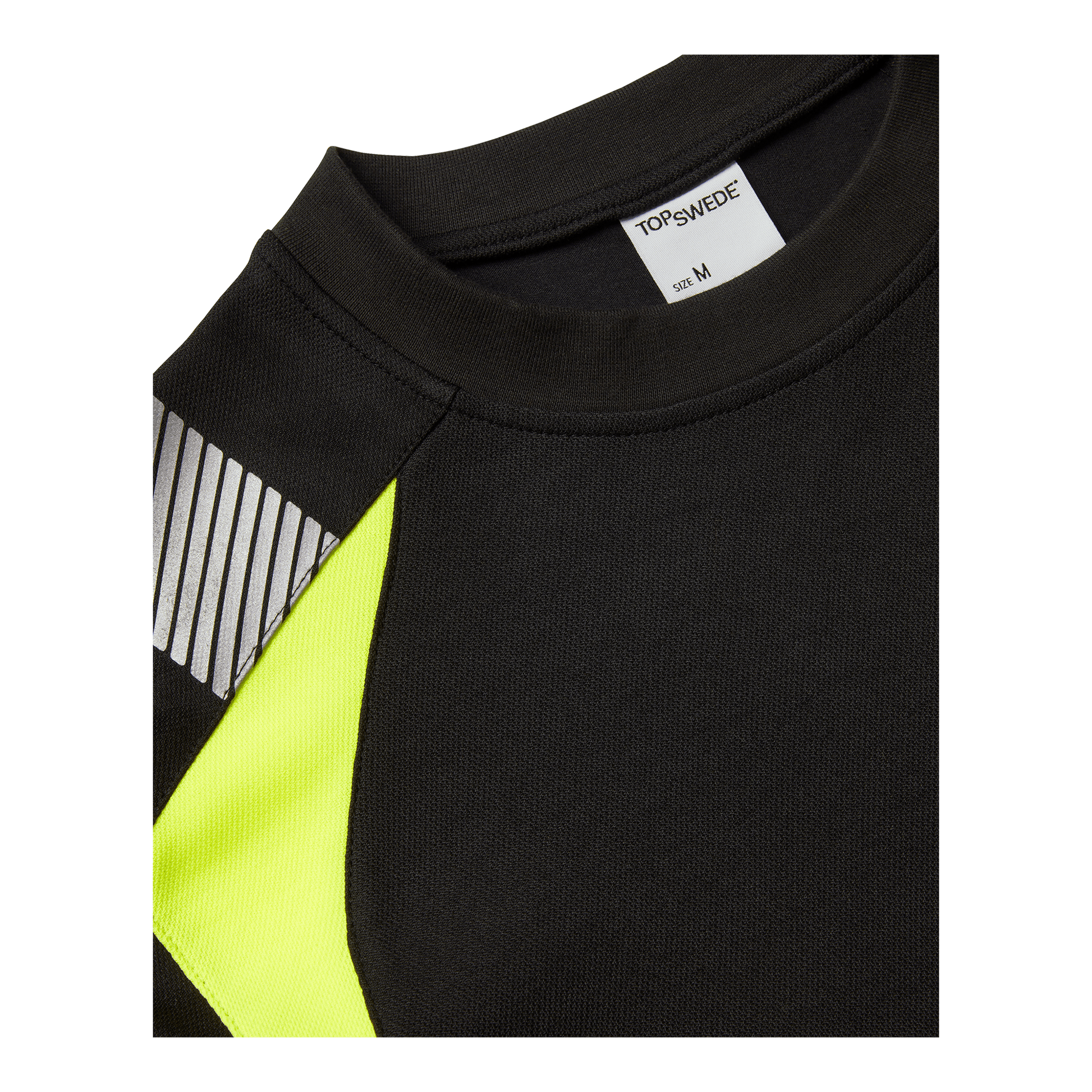 Top Swede T-Shirt Sort/Hi - Vis Gul 600 - Sikkerhedsgiganten T-shirts