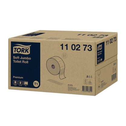 Tork 110273 Premium Soft Midi Jumbo toiletpapir 6 ruller 360 meter T1 - Sikkerhedsgiganten