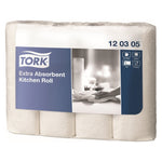 Tork 120305 køkkenrulle extra soft hvid 3 lag 51 ark 48 ruller - Sikkerhedsgiganten