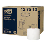 Tork 127510 Premium extra soft midi toiletpapir 3 lag 27 ruller T6 - Sikkerhedsgiganten