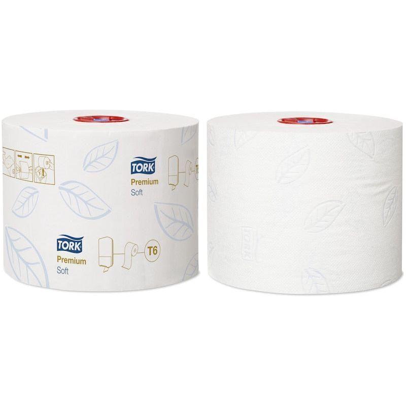 Tork 127520 Premium soft midi toiletpapir 2 lag 27 ruller T6 - Sikkerhedsgiganten