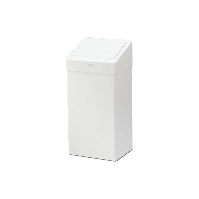 Tork 228000 ffaldsbeholder 50 liter Hvid metal B1 - Sikkerhedsgiganten
