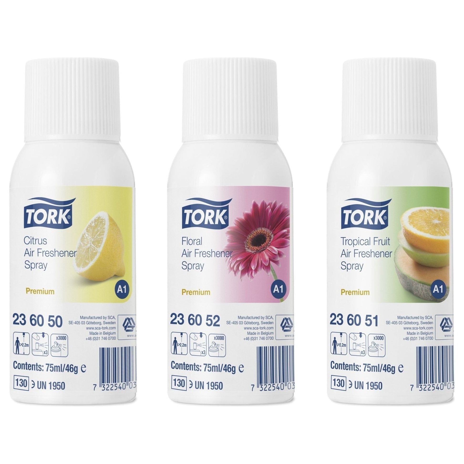 Tork Airfreshener Spray 75 ml. A1. - Flere dufte - Sikkerhedsgiganten