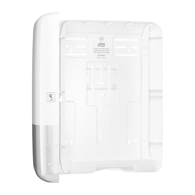 Tork Elevation singlefold håndklædeark dispenser H3 hvid 553000 - Sikkerhedsgiganten