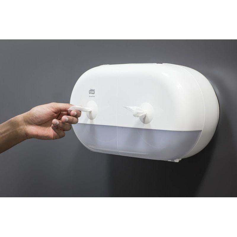 Tork Elevation SmartOne mini twin toiletpapir dispenser sort T9 - Sikkerhedsgiganten