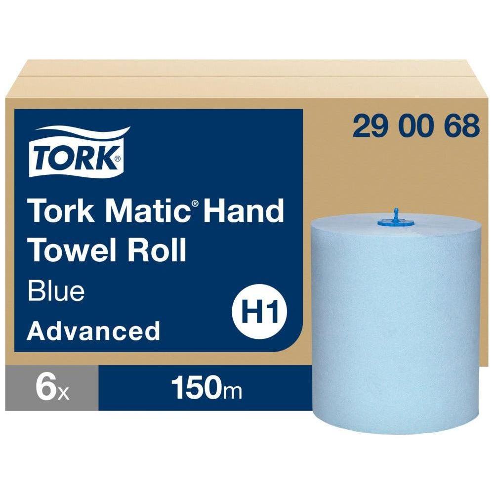 Tork Matic Advanced soft håndklæderulle 2 - lag hvid H1 6 ruller 290068 - Sikkerhedsgiganten