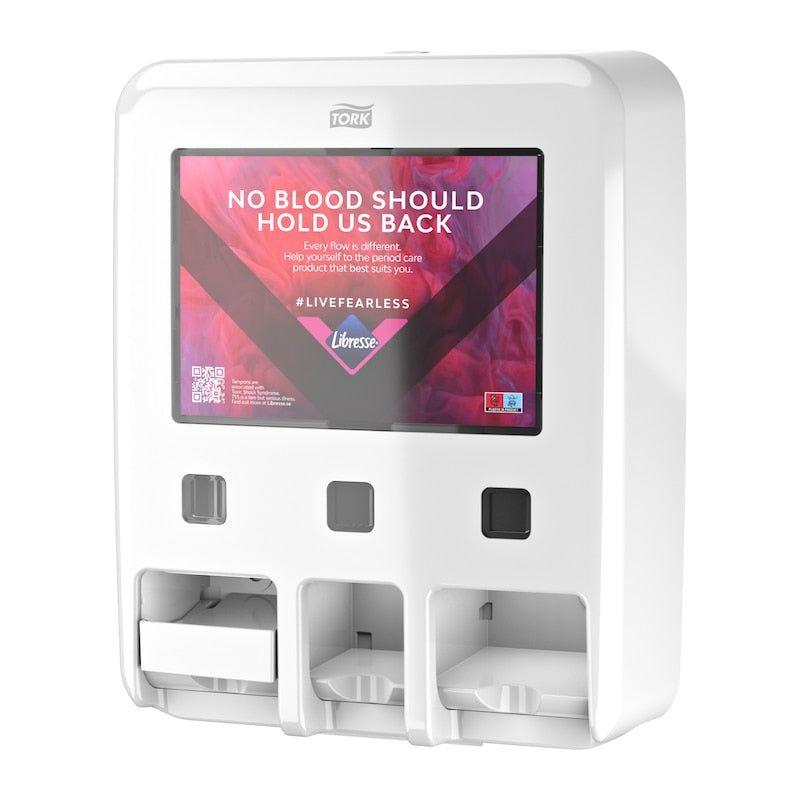 Tork Period Care Dispenser - Menstruationsprodukter fra Tork og Libresse - Sikkerhedsgiganten Dispenser