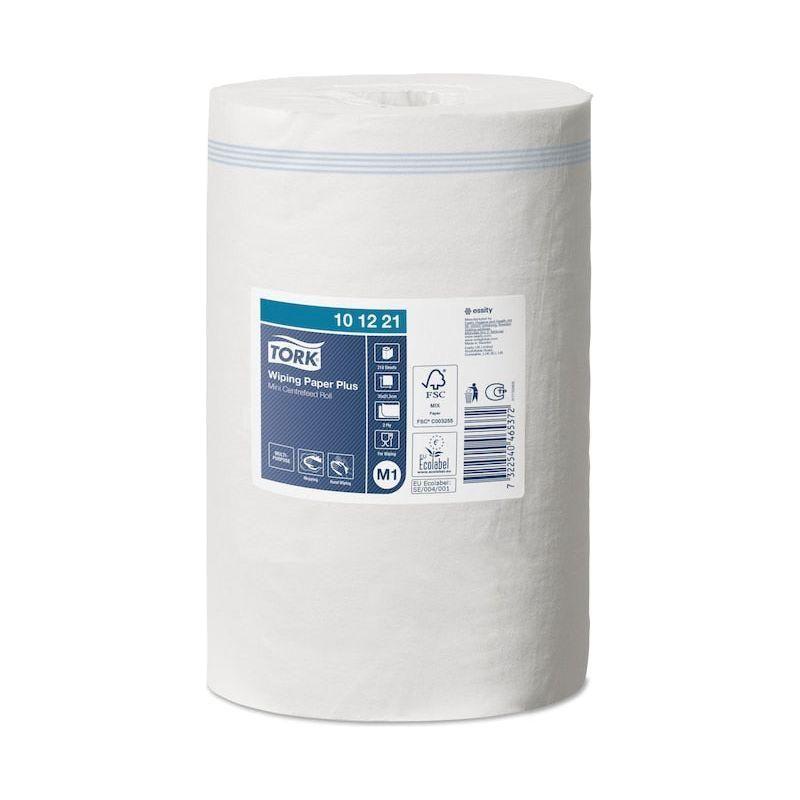 Tork Plus mini centerfeed 101221 hvid 2 lag 75 meter 214 ark 11 ruller M1 - Sikkerhedsgiganten