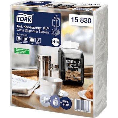 Tork Xpressnap Fit Advanced Serviet, Hvid - 4320 ark - N14 15830 - Sikkerhedsgiganten