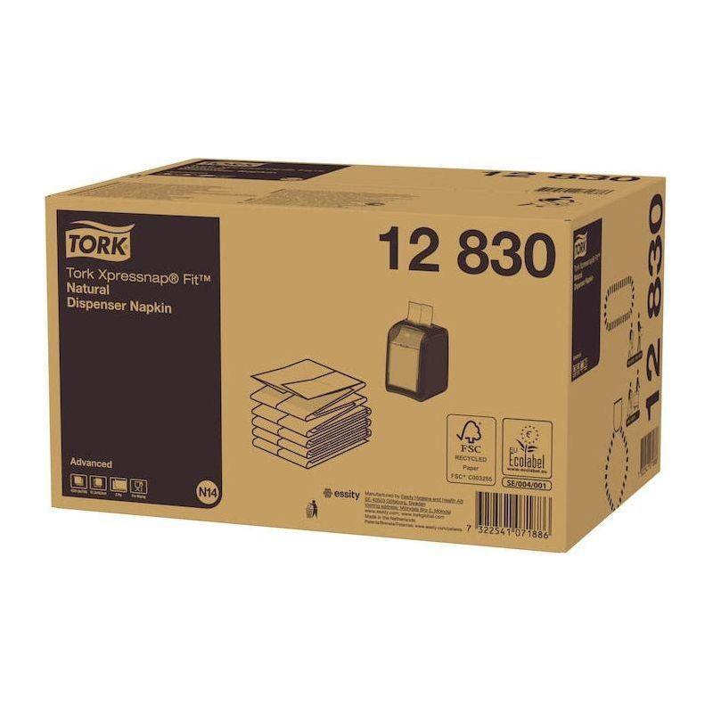 Tork Xpressnap Fit Advanced Serviet, Natur - 4320 ark - N14 12830 - Sikkerhedsgiganten