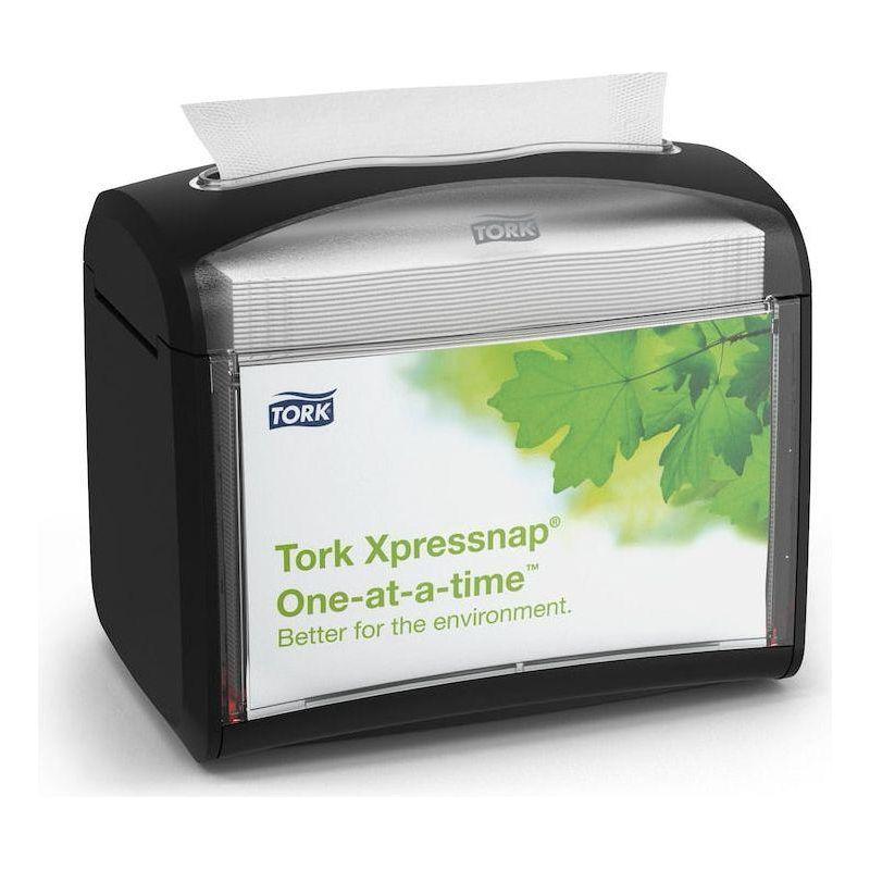 Tork Xpressnap servietdispenser sort - N4 272611 - Sikkerhedsgiganten