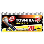 Toshiba Alkaline High Power AAA 20 stk - Sikkerhedsgiganten