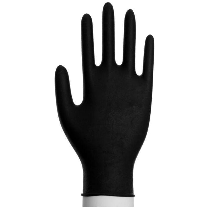 Undersøgelseshandske, ABENA Classic Protect, sort, nitril, pudderfri - Sikkerhedsgiganten