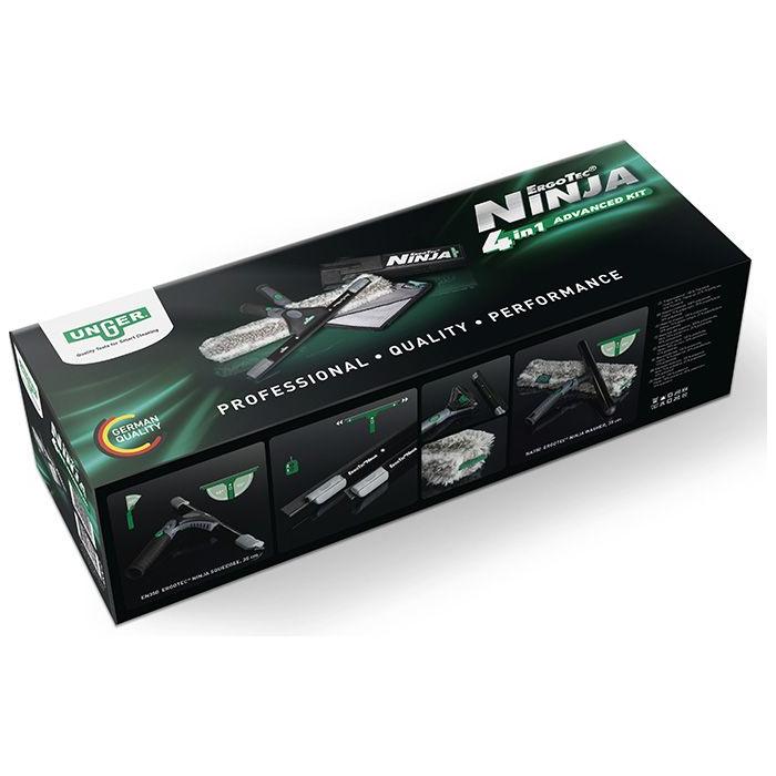 Unger ErgoTec NINJA Advanced Kit 4in1 - Sikkerhedsgiganten Vinduespudsning