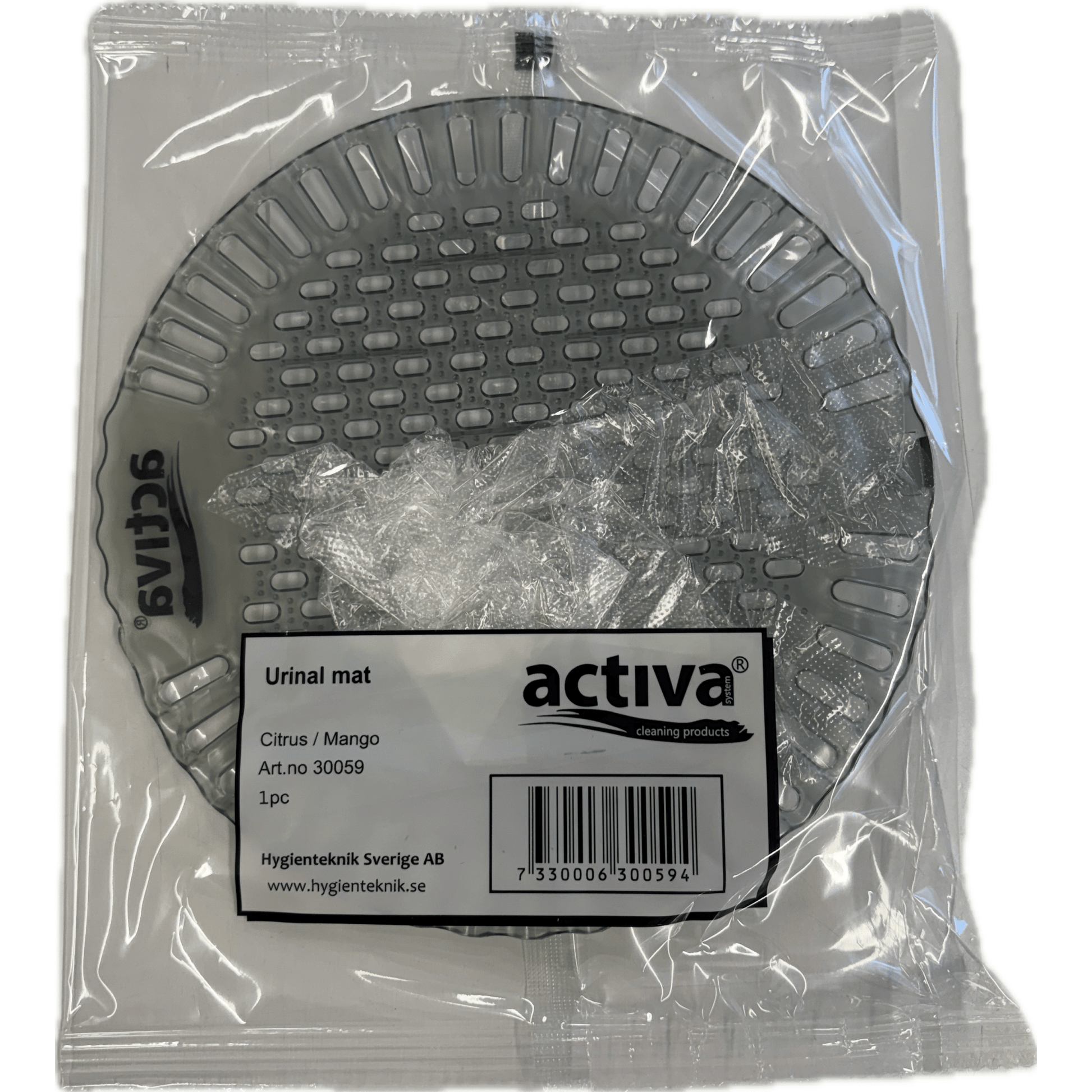 Urinalmåtte Activa citrus/mango med parfume 12 stk - Sikkerhedsgiganten