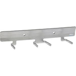 Vægophæng til redskaber, Vikan, 32x8x6,5cm, grå, rustfrit stål, 4 redskaber - Sikkerhedsgiganten