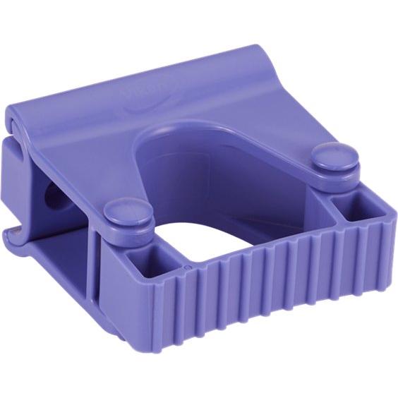 Vægophæng til redskaber, Vikan, 8,7x8,3x4,8cm, flere farver, PP/TPE, enkelt gummibåndsmodul - Sikkerhedsgiganten