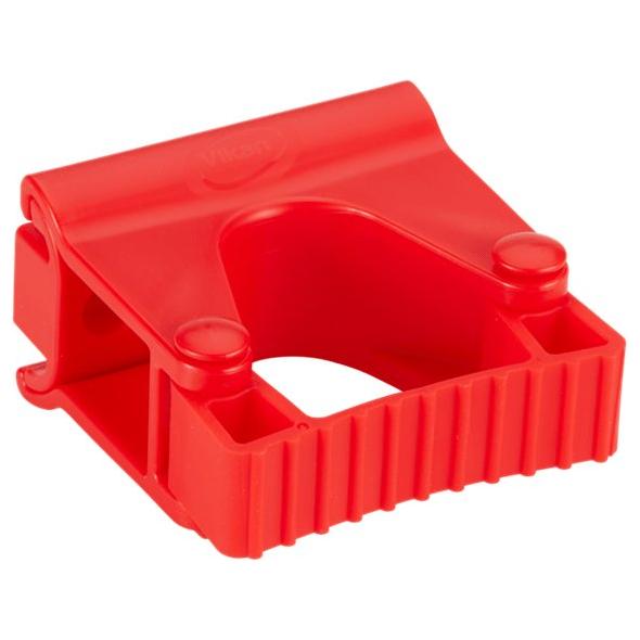 Vægophæng til redskaber, Vikan, 8,7x8,3x4,8cm, flere farver, PP/TPE, enkelt gummibåndsmodul - Sikkerhedsgiganten