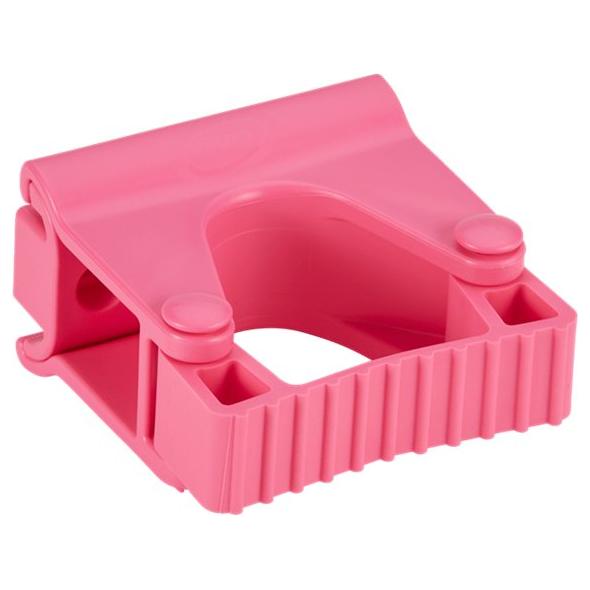 Vægophæng til redskaber, Vikan, 8,7x8,3x4,8cm, flere farver, PP/TPE, enkelt gummibåndsmodul - Sikkerhedsgiganten