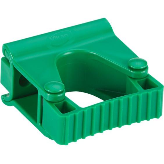 Vægophæng til redskaber, Vikan, 8,7x8,3x4,8cm, flere farver, PP/TPE, enkelt gummibåndsmodul - Sikkerhedsgiganten
