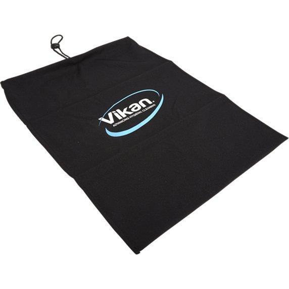 Vaskepose, Vikan ErgoClean, 550x450x15mm, sort, polyester, medium, med logo - Sikkerhedsgiganten