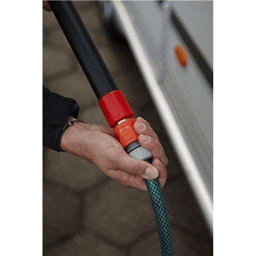 Vikan Alu teleskopskaft m/vandgennemløb, Click kobling (C), 1060 - 1600 mm, Ø32 mm 297152C - Sikkerhedsgiganten